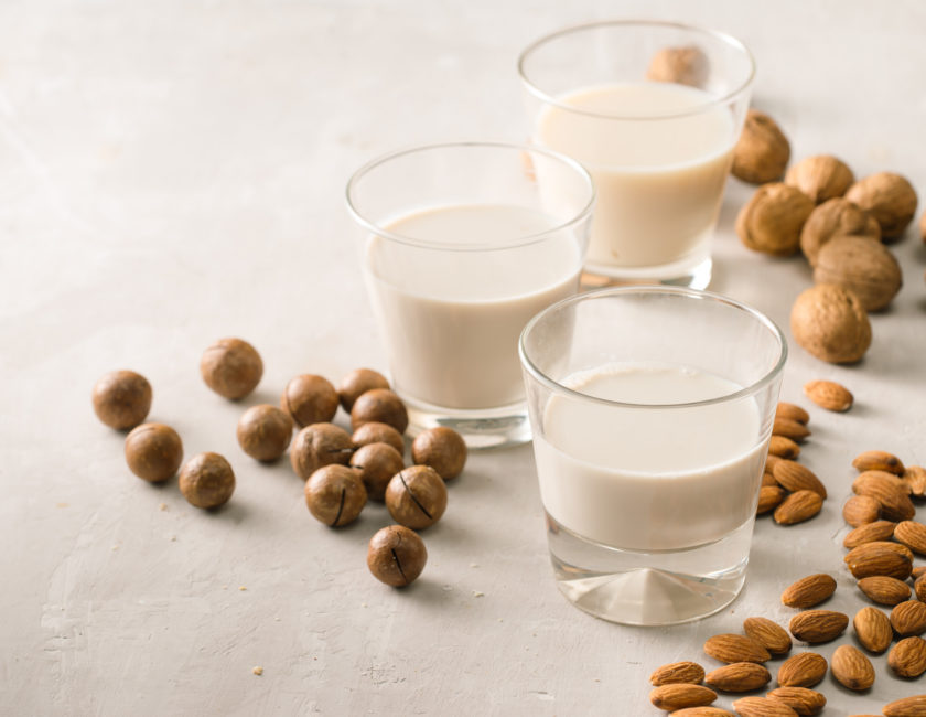 Bebidas de leche de almendras