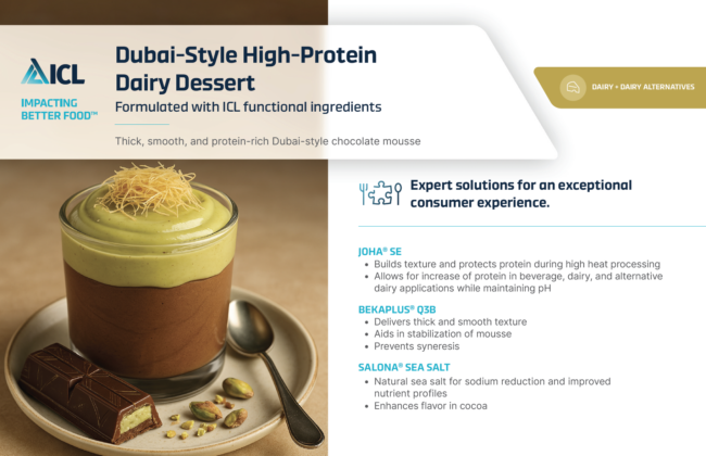 Dubai-Style High-Protein Dairy Dessert